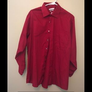 Men’s Red Dress Shirt